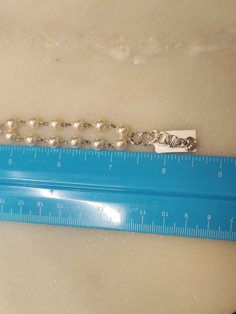 NEW! Brighton Victoria Charm Bracelet Silver/Pearls With Charm Loop JF6040 - Picture 6 of 15